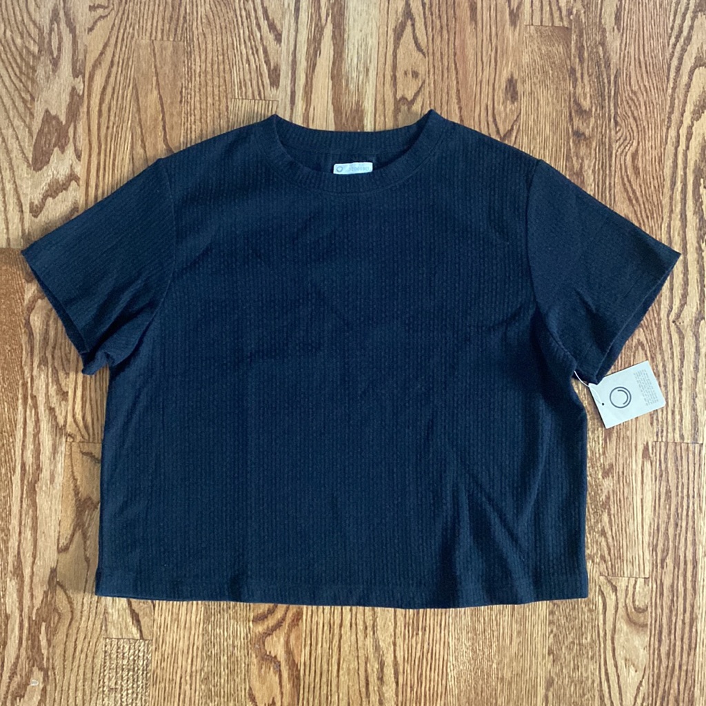 For Days Recycled Braided Knit Oversized Tee — image 3 of 7